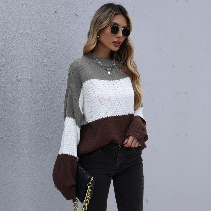 Round Neck Lazy Young Pullover Sweater