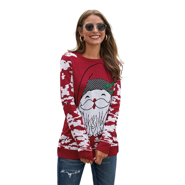 Long Sleeve Pullover Round Neck Sweater